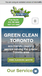 Mobile Screenshot of greencleantoronto.com
